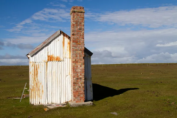 Vecchia capanna, Isole Falkland — Foto Stock