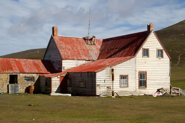 Altes Bauernhaus auf den Falklandinseln — Stockfoto