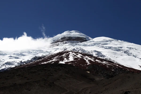 Widok na lodowiec Cotopaxi — Zdjęcie stockowe