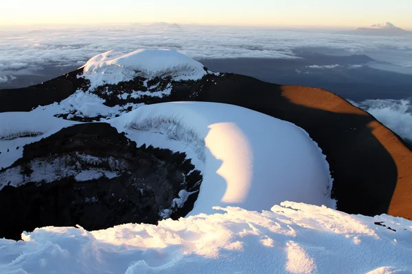 Pohled na Cotopaxi ledovec — Stock fotografie