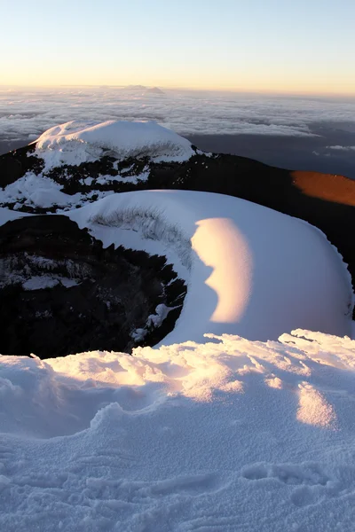 Vista da geleira de Cotopaxi — Fotografia de Stock