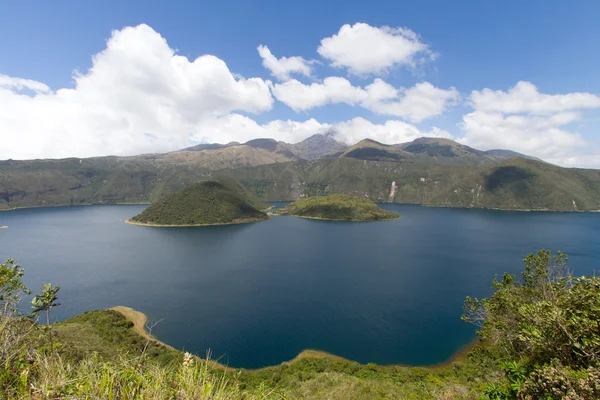 Cráter Lago Quilotoa Volcán —  Fotos de Stock