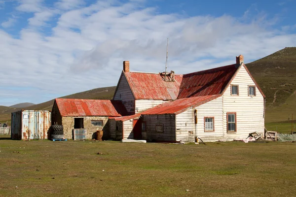Altes Bauernhaus auf den Falklandinseln — Stockfoto