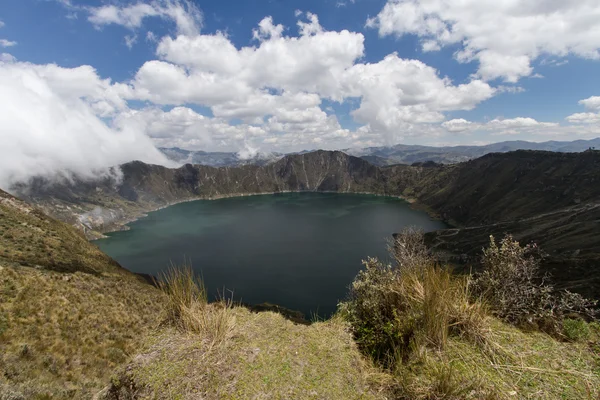 Cráter Lago Quilotoa Volcán —  Fotos de Stock