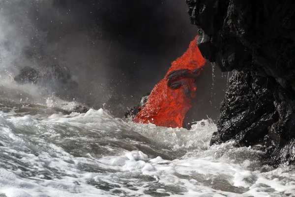 Fluxo de lava — Fotografia de Stock