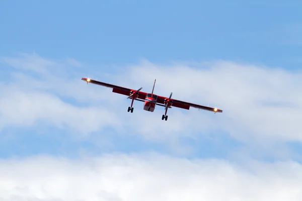 Flugzeug zur Landung, Falklandinseln — Stockfoto