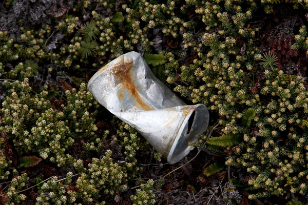 Old Aluminium Can — Stock Photo, Image