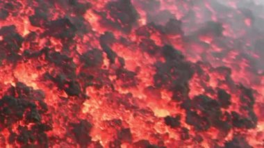 Volkan Etna lav akışı