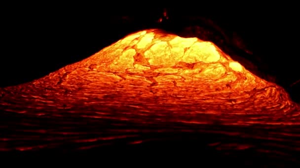 Flusso di lava, Hawaii — Video Stock