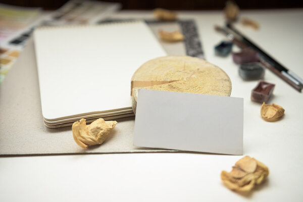 Identity and craft mockup 