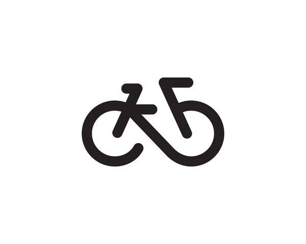 Modèle Logo Vélo Adapté Aux Entreprises Aux Noms Produits Logo — Image vectorielle