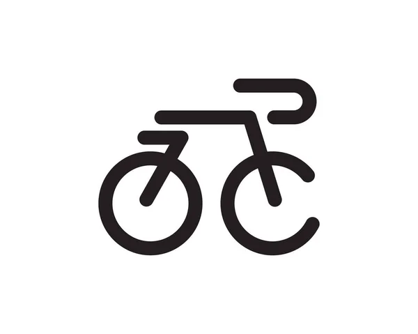 Plantilla Logotipo Bicicleta Adecuada Para Empresas Nombres Productos Este Diseño — Vector de stock