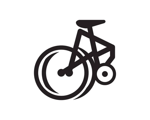 Plantilla Logotipo Bicicleta Adecuada Para Empresas Nombres Productos Este Diseño — Archivo Imágenes Vectoriales