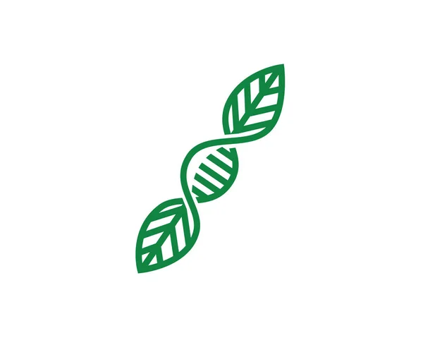 Abstrakcyjny Biotechnologiczny Projekt Logo Kropli Dna Liścia Wody Złota Energia — Wektor stockowy