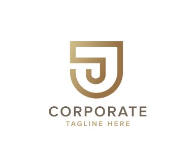 J harfi logo şablonu şirketler ve ürün isimleri için uygun. Bu şık logo tasarımı bir şirket, ürün, hizmet ya da tüm fikirleriniz için farklı amaçlar için kullanılabilir..
