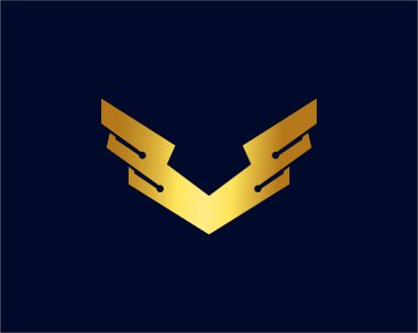 Eagle Tech Logo Şablonu Tasarım Vektörü, Amblem Tasarım Konsepti, Yaratıcı Sembol, Simge Simgesi, Simge