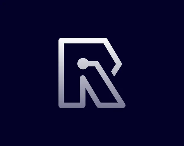 Monogramma Iniziali Logo Design Inspiration — Vettoriale Stock