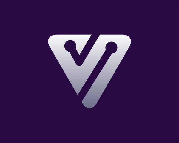 Monograma Iniciales Logo Design Inspiration — Vector de stock