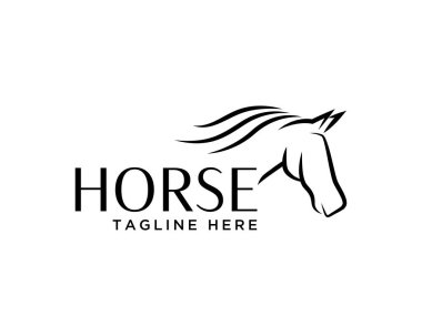 At logosu, Vektör maskotu, Vektör illüstrasyon simgeleri ve logo tasarım elemanları - at vektörü