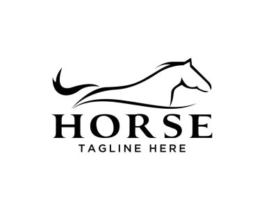 At logosu, Vektör maskotu, Vektör illüstrasyon simgeleri ve logo tasarım elemanları - at vektörü