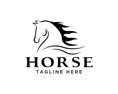 At logosu, Vektör maskotu, Vektör illüstrasyon simgeleri ve logo tasarım elemanları - at vektörü