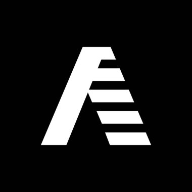 İlk Mektup A logo tasarımı için modern ve minimal