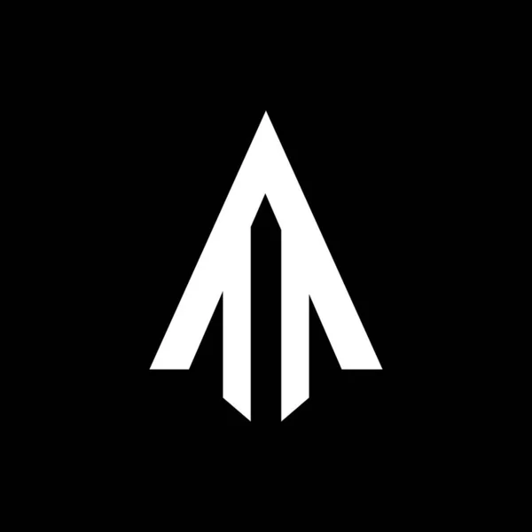 Moderno Minimale Lettera Iniziale Logo Design Inspiration — Vettoriale Stock