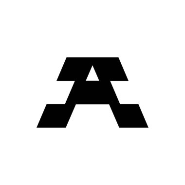 İlk Mektup A logo tasarımı için modern ve minimal