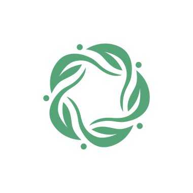 Soyut zarif ağaç yaprağı logo ikonu vektör tasarımı. Evrensel yaratıcı prim sembolü. Zarif mücevher butik vektör işareti.