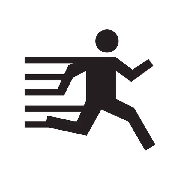 Εκτέλεση Εικονίδιο Άνθρωπος Πρότυπο Λογότυπο Κατάλληλο Για Τις Επιχειρήσεις Και — Διανυσματικό Αρχείο