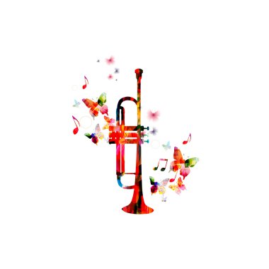 renkli müzik arkaplanı