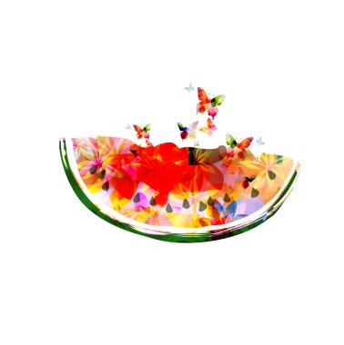 Renkli karpuz tasarım 