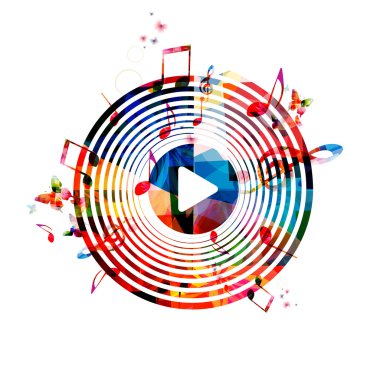 arka plan ile müzik notlar