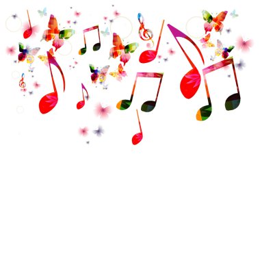 Müzik yaz arka plan