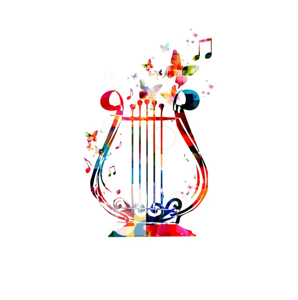 Colorful music background. — Stock Vector