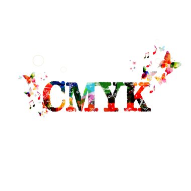 Cmyk renkli arka plan