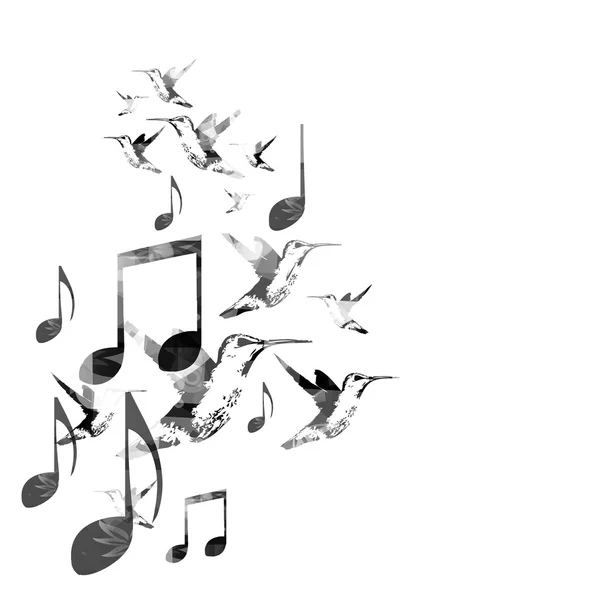 Música notas fondo — Vector de stock