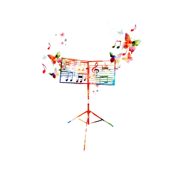 Fond de musique abstraite — Image vectorielle