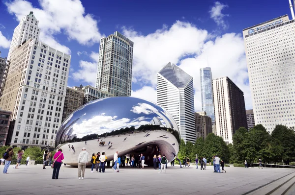 Cloud Gate (The Bean) — Fotografie, imagine de stoc