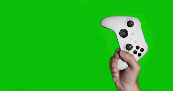 Volgende Gen Game Controller Mans Handen — Stockfoto