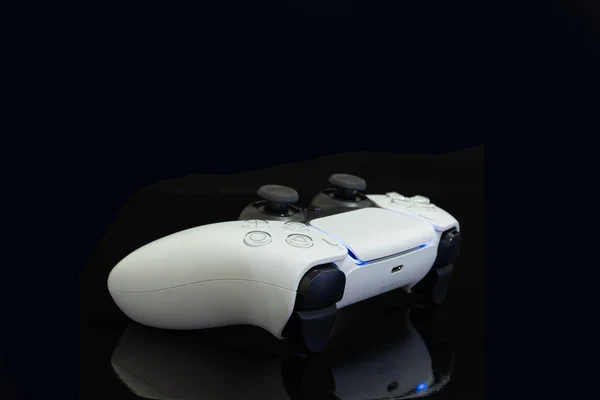 Nuevo Controlador Playstation Dual Sense Enfoque Selectivo Fev 2021 Sao — Foto de Stock