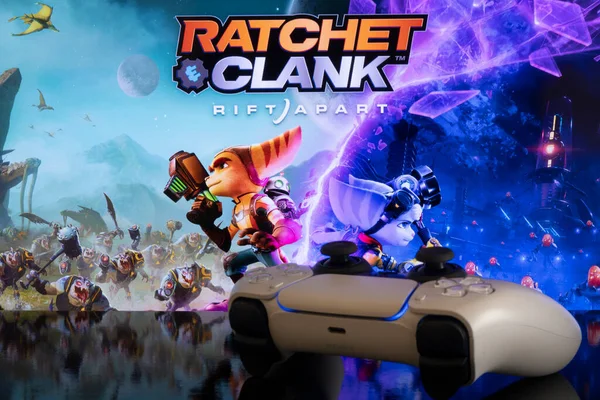 Ratchet Clank Nouveau Jeu Exclusif Playstation Juin 2021 Sao Paulo — Photo