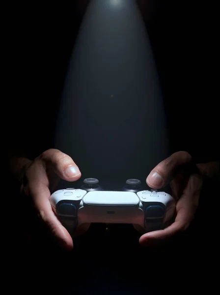 Spielcontroller Der Nächsten Generation Mit Spotlicht — Stockfoto