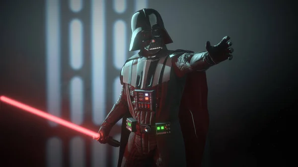 Καθιστούν Darth Vader Ιουλ 2021 Σάο Πάολο Βραζιλία — Φωτογραφία Αρχείου