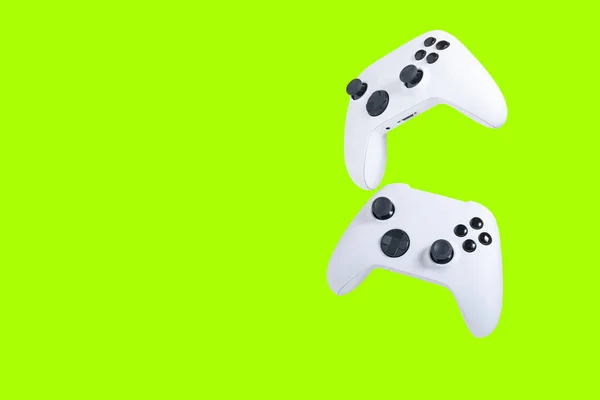 Game Controllers Isolated Green Screen Cropping Clipping — Stock Photo, Image