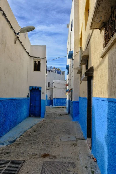 Rabat Morocco March 2020 Typical Architecture Residential Houses Small Alleys — Photo