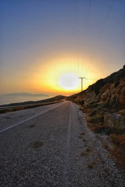 Beautiful Sunset Ios Greece — Stock Photo, Image