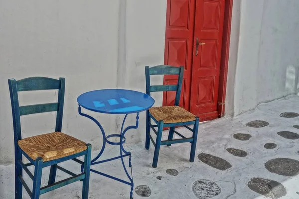 Chairs Table Street Cafe — Photo