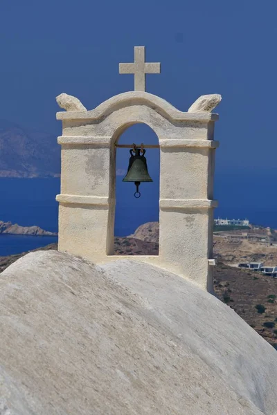 从爱神环路希腊东正教小礼拜堂的屋顶俯瞰全景 — 图库照片