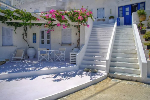 Ios Greece May 2021 View Typical House Cycladic Style Ios — Fotografia de Stock